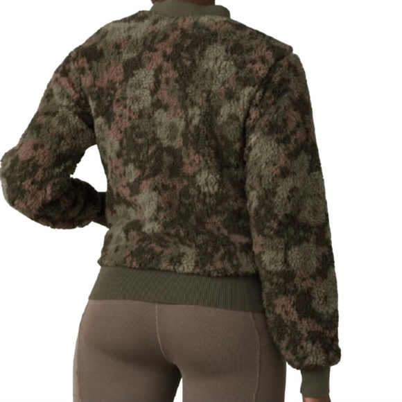 Prana Polar Escape Sherpa Reversible Bomber Jacket Size XL - Picture 6 of 10